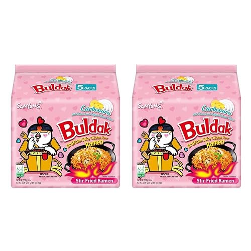 VeyraRyn's tweet photo. I just received Saras Buldak Carbonara Hot Chicken Flavour Ramen Noodles 130g (Pack of 10) | Spicy &amp; Creamy Korean Instant Noodles | Rich &amp; Cheesy Texture | Perfect for Spice Lovers | Popular Korea from Clay via Throne. Thank you! https://t.co/sPKF2AmGUD #Wishlist #throne https://t.co/kugz5EF8Ae