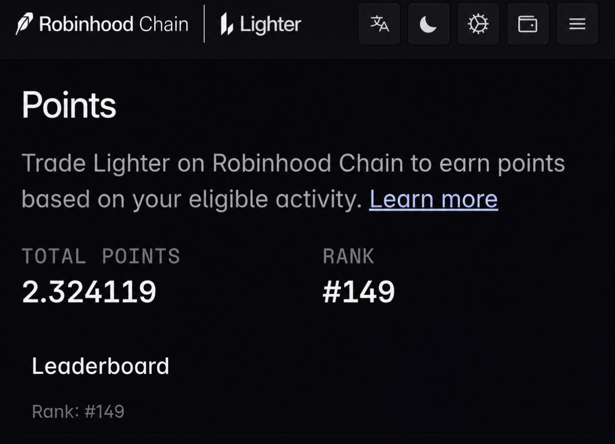 cryptoo_tor's tweet photo. Quick reminder if you missed this

Lighter is distributing 11M $LIT for trading activity

At the current valuation that's ~$26M

Mobile app gives a 2x points multiplier

My current stats:

2.324019 points
Rank #149

One of the better opportunities to farm on my alt

You can't have missed S1 and S2

Now plan on missing S3?

Detailed guide in my new article