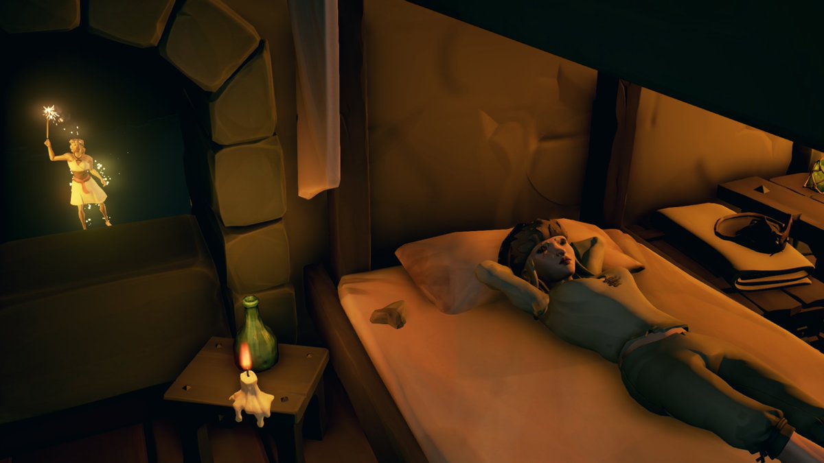 Assassin03jk's tweet photo. The Tooth Fairy has found a rather… toothy client 🦷🧚‍♀️

Theme: Small Subjects

@SeaOfThieves

#SotShot #SeaOfThieves https://t.co/TnBvTWmdfX
