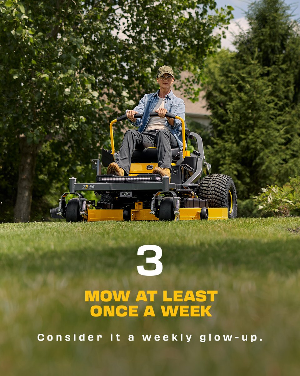 mbielert's tweet photo. You don't have to be a pro to create your dream lawn, but following these pro tips sure will help. Link in our bio. 

#CubCadet https://t.co/TalU3EHBWW