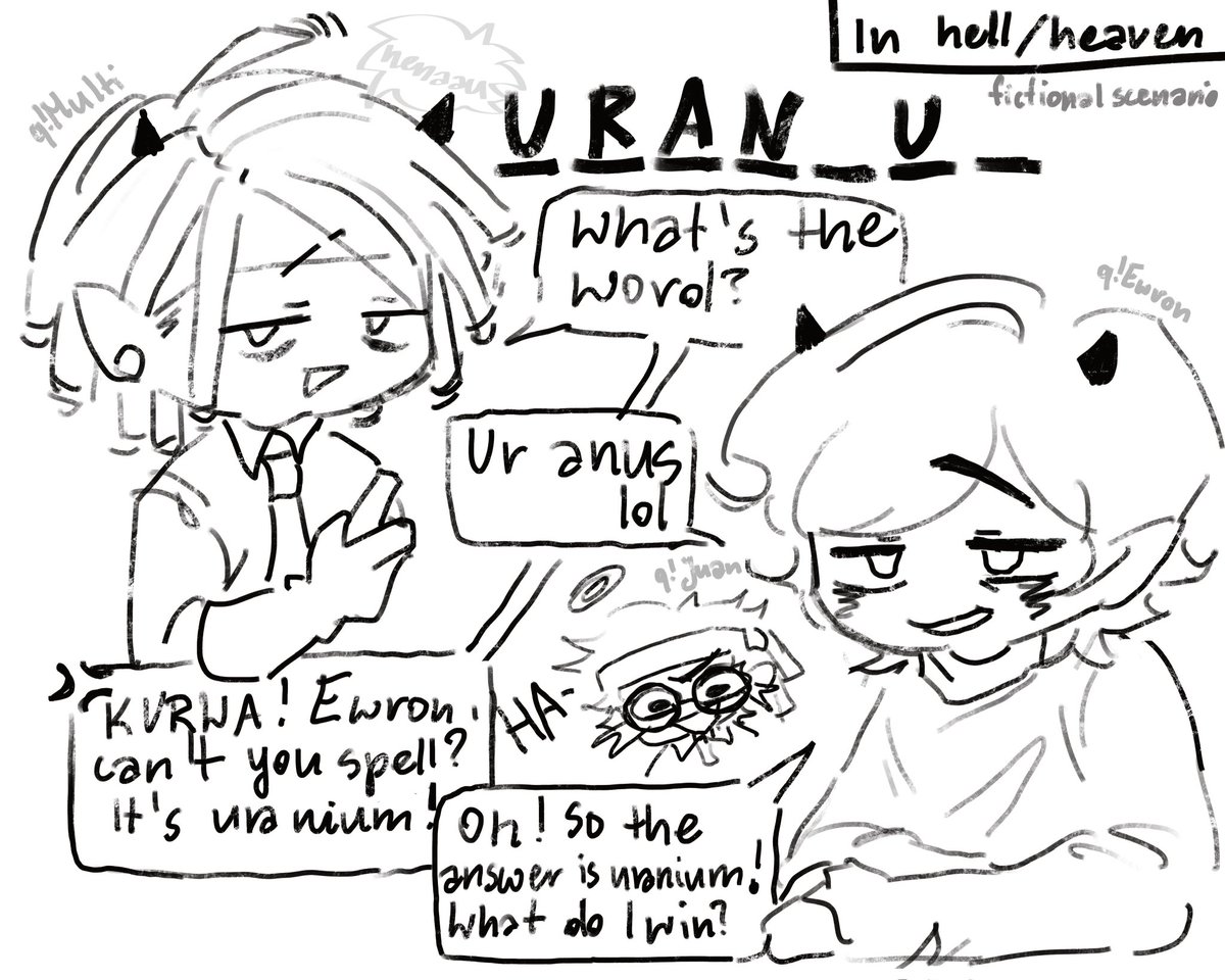 nenaau_art's tweet photo. Silly idea where dead #qsmp2 characters are so bored they started to play different games, even tho, they donโt really like eachother very much (ofc a fake scenario)
#multifanart #ewronfanart https://t.co/CT0YG8YFoL