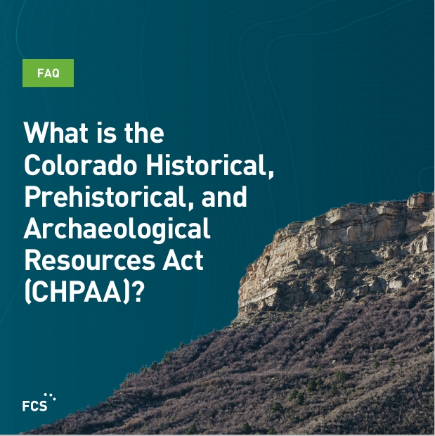 FirstCarbon's tweet photo. 🔍 #FAQ: What is the Colorado Historical, Prehistorical, and Archaeological Resources Act (#CHPAA)?

The CHPAA is a #Colorado state law that protects archaeological, historical, and paleontological resources located on public lands throughout the state. https://t.co/Jn4Vu4P7Z1