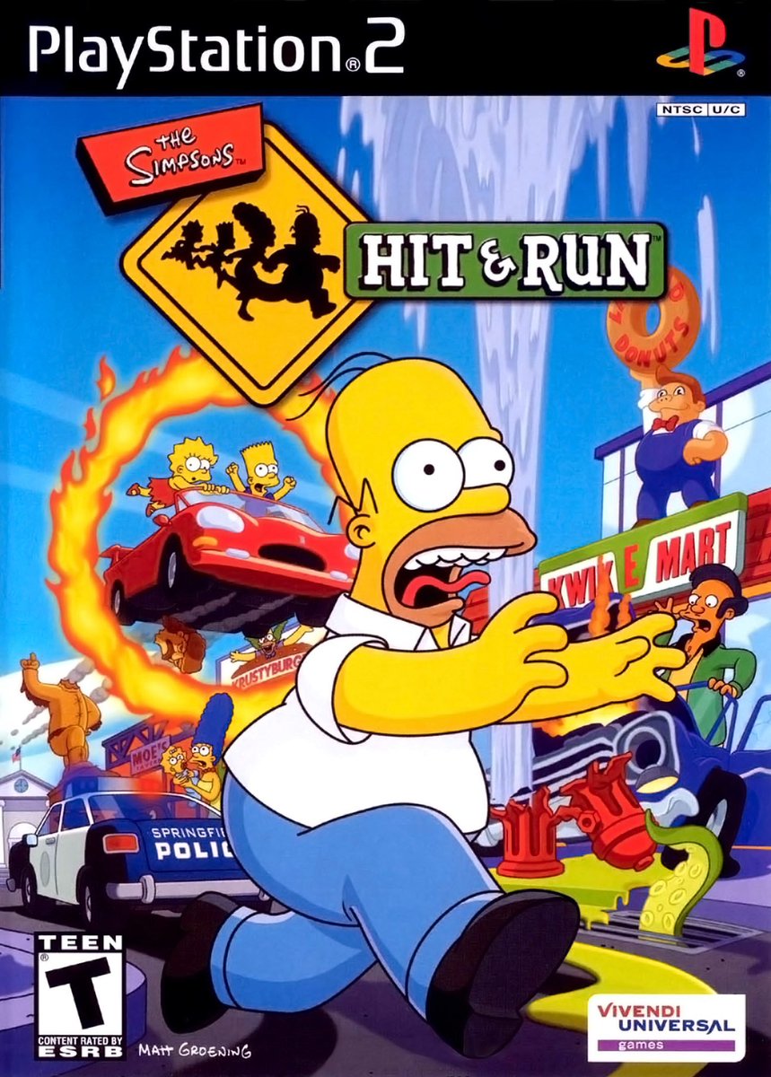 Wario64's tweet photo. Matt Groening on The Simpsons: Hit &amp; Run game - “I think the original game is coming back in some form…” https://t.co/gFl2phOMJk