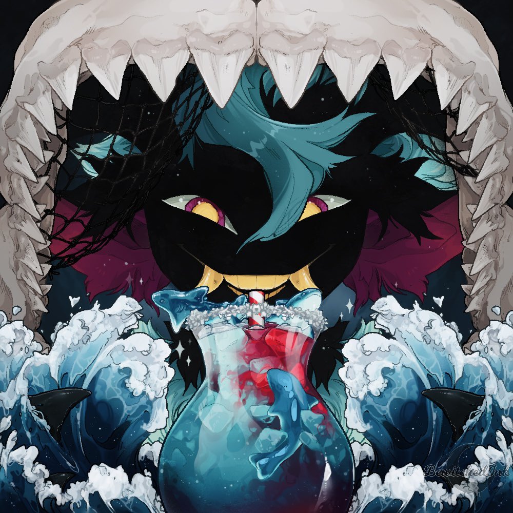 BewitchedInk's tweet photo. 🤍🦈 SHARK SIPS ICONS 🦈🤍

Comes as a standard Ocean Blue, or Shark Attack~

🔪💲150
🔪 Multi Slots
🔪 Closing Fri Aug 21st
🔪 Human or Anthro
🔪 All genders always welcome

   Comment “CLAIM“ for a slot
   ♡ shares are very appreciated ♡ https://t.co/vU4PPCpreE