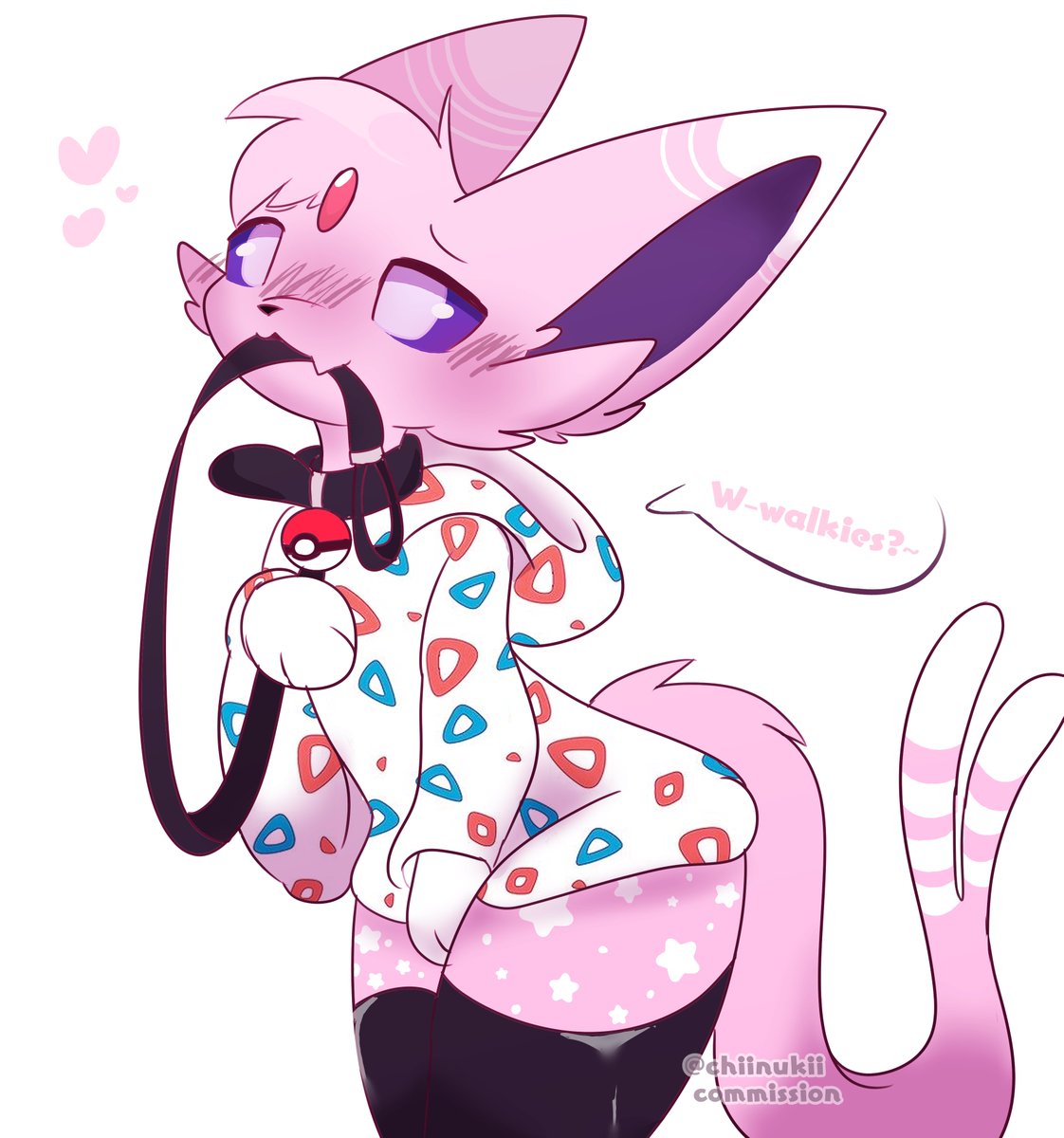 Momo_Espeon's tweet photo. Please? Even cats needs their walkies too...

🎨: @chiinukii https://t.co/FeDO19pRUx