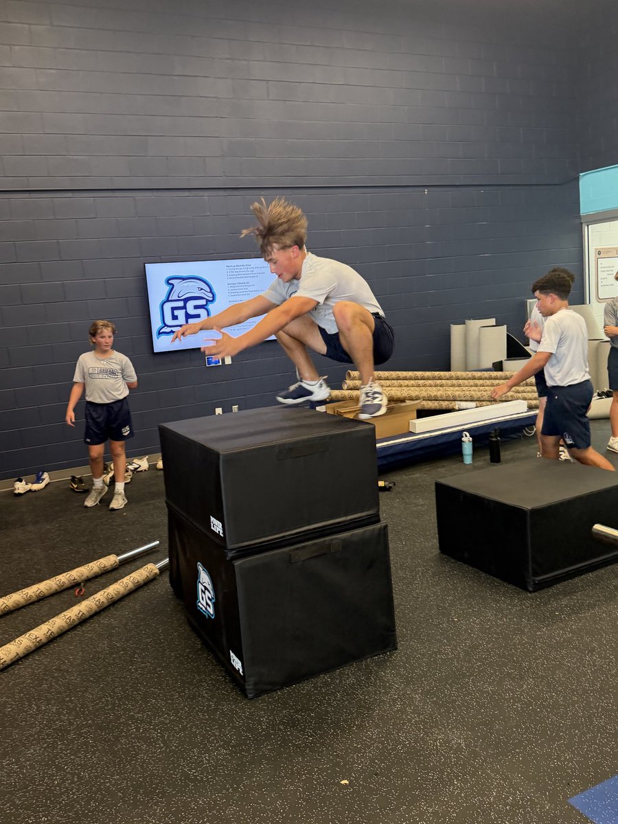 FinsBaseball's tweet photo. A little 4th Block work today. ⚾️💪

Building habits. Getting better. 
#BlueCollarBaseball https://t.co/pvawWwz76B