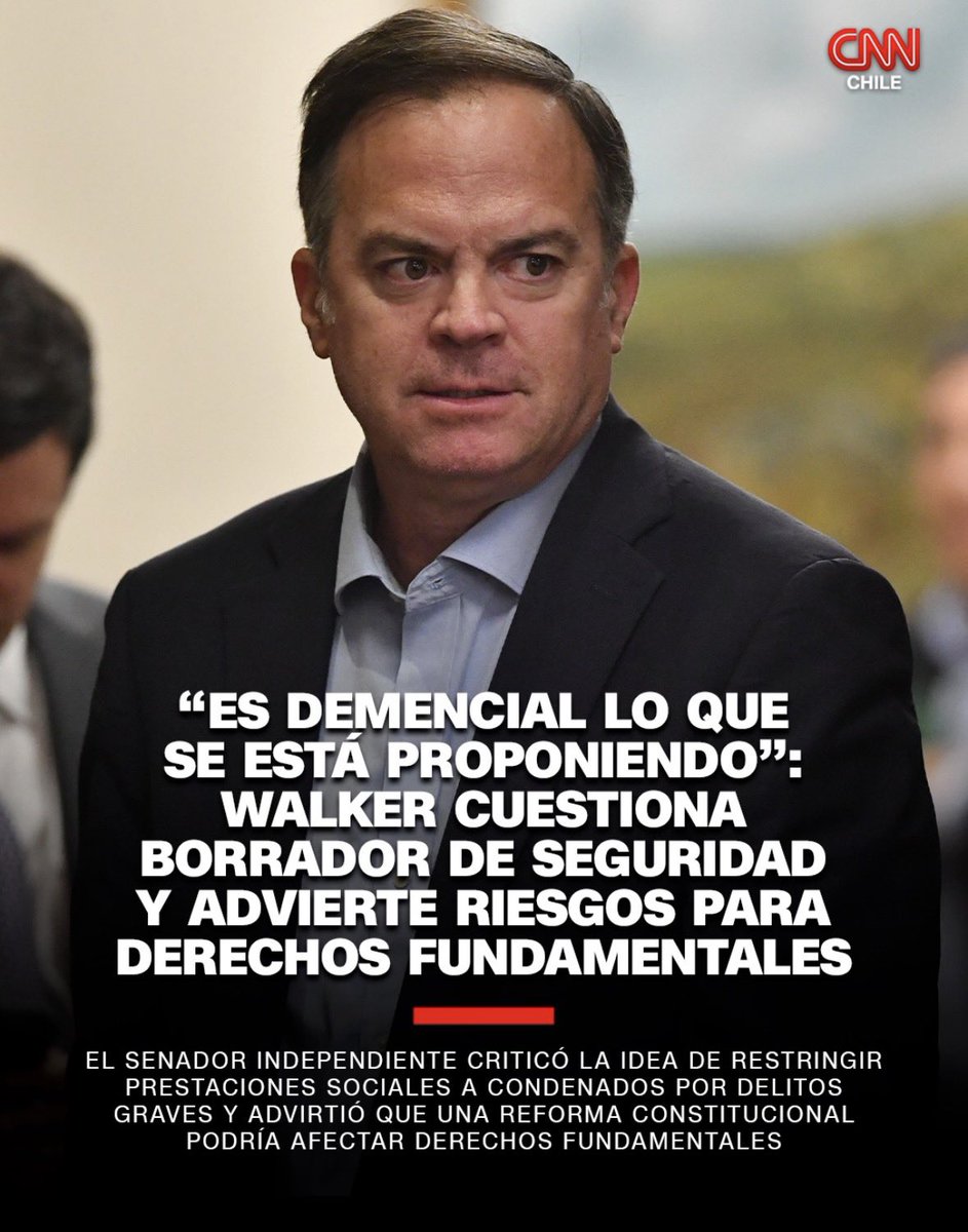 RLTV_Chile's tweet photo. @matiaswalkerp a usted le parece demencial que un condenado por crímenes como asesinatos, sicariato y trafico pierdan beneficios? Y cómo califica que una víctima de esos criminales deba pagar con sus impuestos los beneficios sociales de ellos? https://t.co/5olzMOii4m