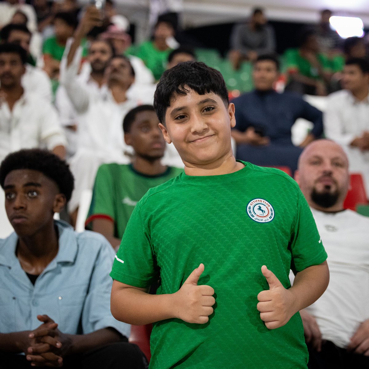 Ettifaq's tweet photo. جمهـورنا يستـاهل يـفرح 💚❤️

#الاتفاق_الرياض | #دوري_روشن_السعودي https://t.co/A2mDduthOs