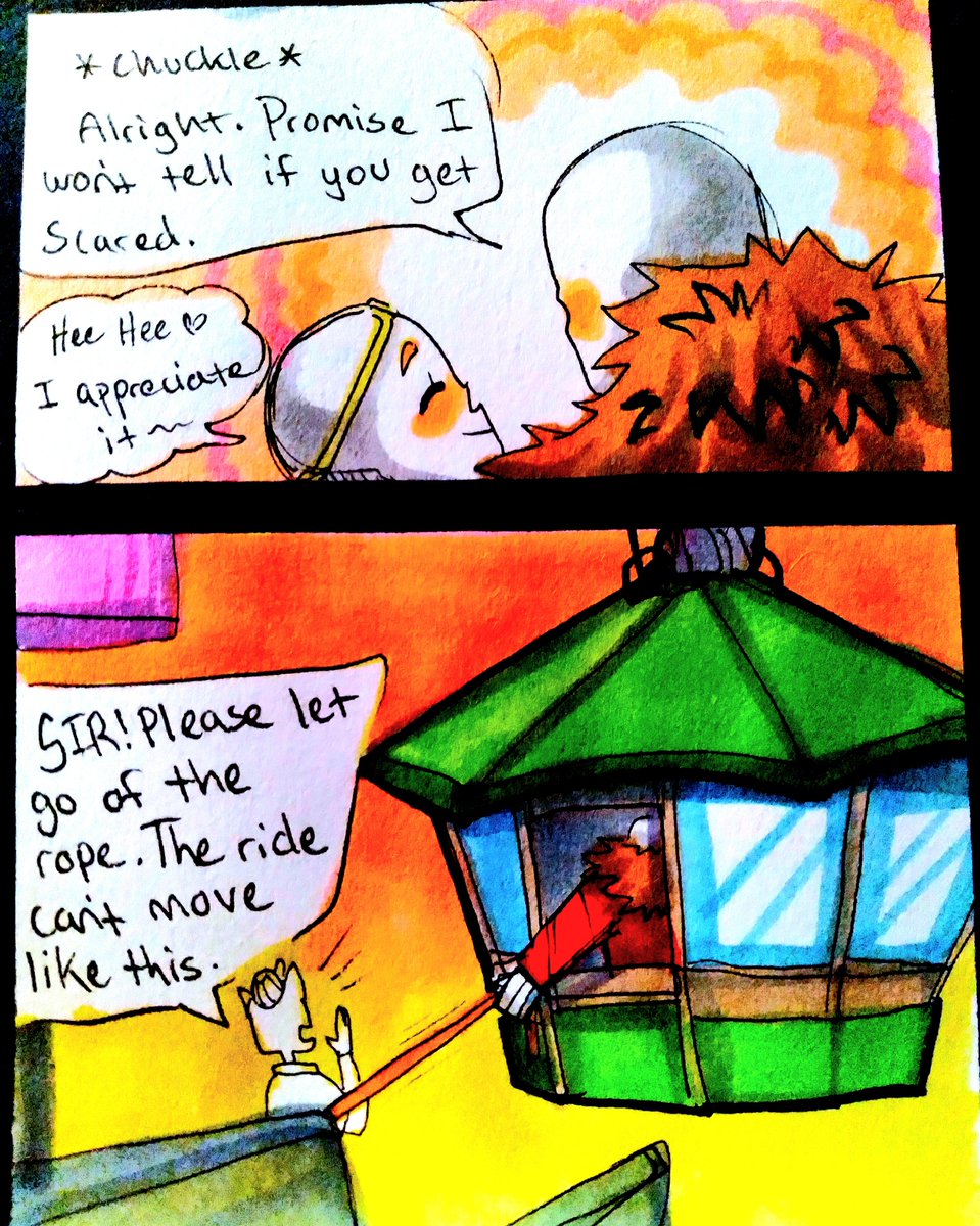 bboebboee's tweet photo. 🎡 Big Red is afraid of heights - part 2 🎡 https://t.co/1kmVcbTaMw