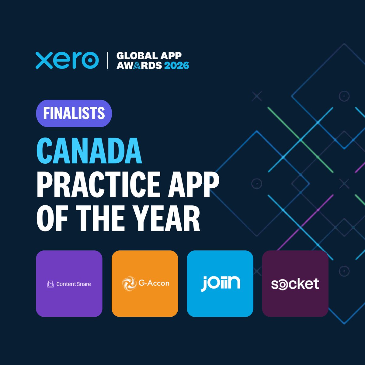 XeroAPI's tweet photo. Practice App of the Year 📊

🇨🇦 Canada: Content Snare, G-Accon, Joiin, Socket
🌏 Asia: G-Accon, SimpleAI, Tax Star, Tofu
🇮🇪 Ireland: BillBjorn, FuseSign, Socket, SuiteFiles https://t.co/wUeWY5tUb0