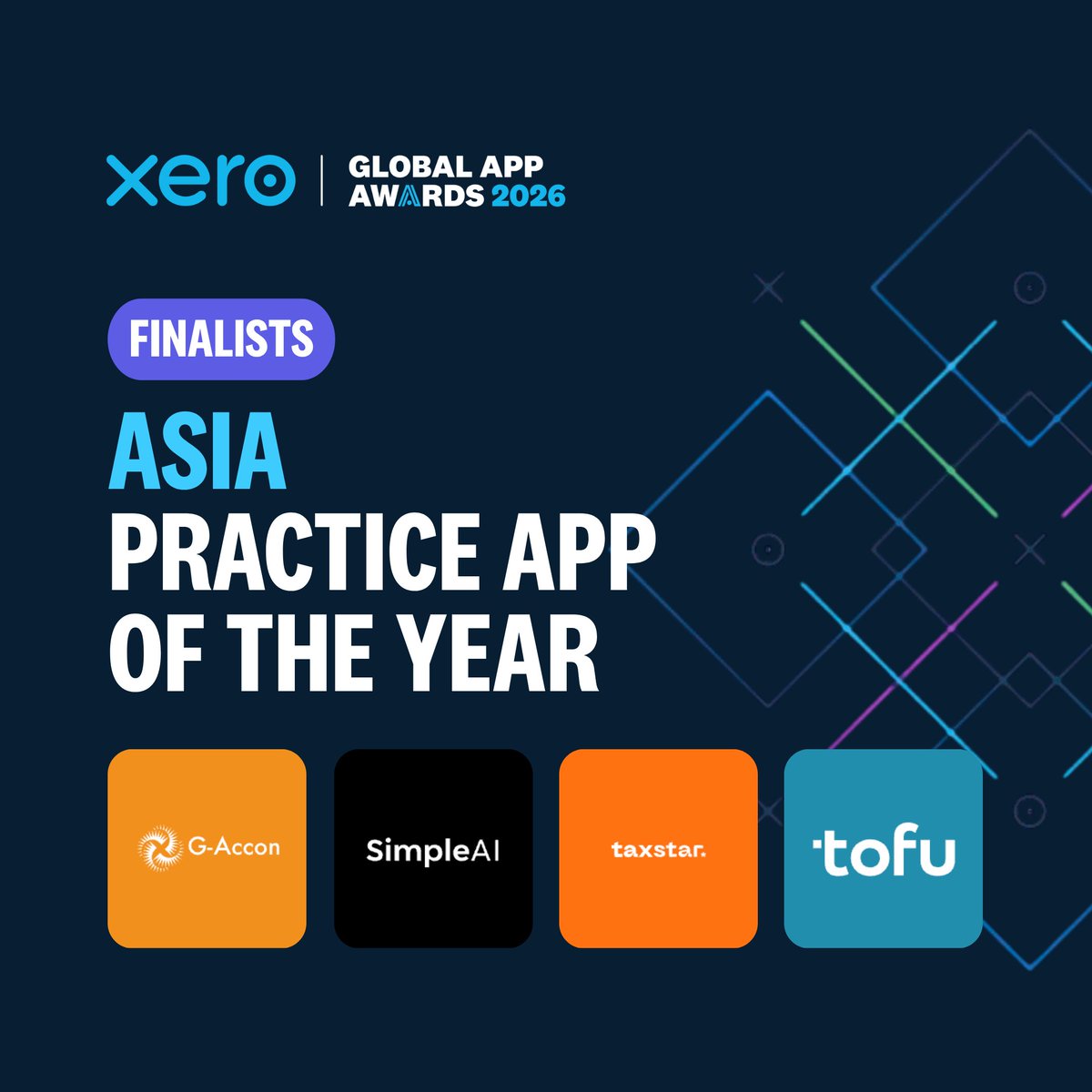 XeroAPI's tweet photo. Practice App of the Year 📊

🇨🇦 Canada: Content Snare, G-Accon, Joiin, Socket
🌏 Asia: G-Accon, SimpleAI, Tax Star, Tofu
🇮🇪 Ireland: BillBjorn, FuseSign, Socket, SuiteFiles https://t.co/wUeWY5tUb0