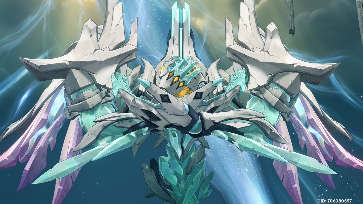 Demonking1YT's tweet photo. Hoyo really said "let's put a boss that would be a weekly boss equivalent in all previous region as a World quest Boss for Snezhnaya" WDYM MEAN IT'S THE BELYI TSAR'S TRUE FORM. ON WHAT WERE THE HYPERBOREANS MOVIN. https://t.co/e6gMoxHBoq