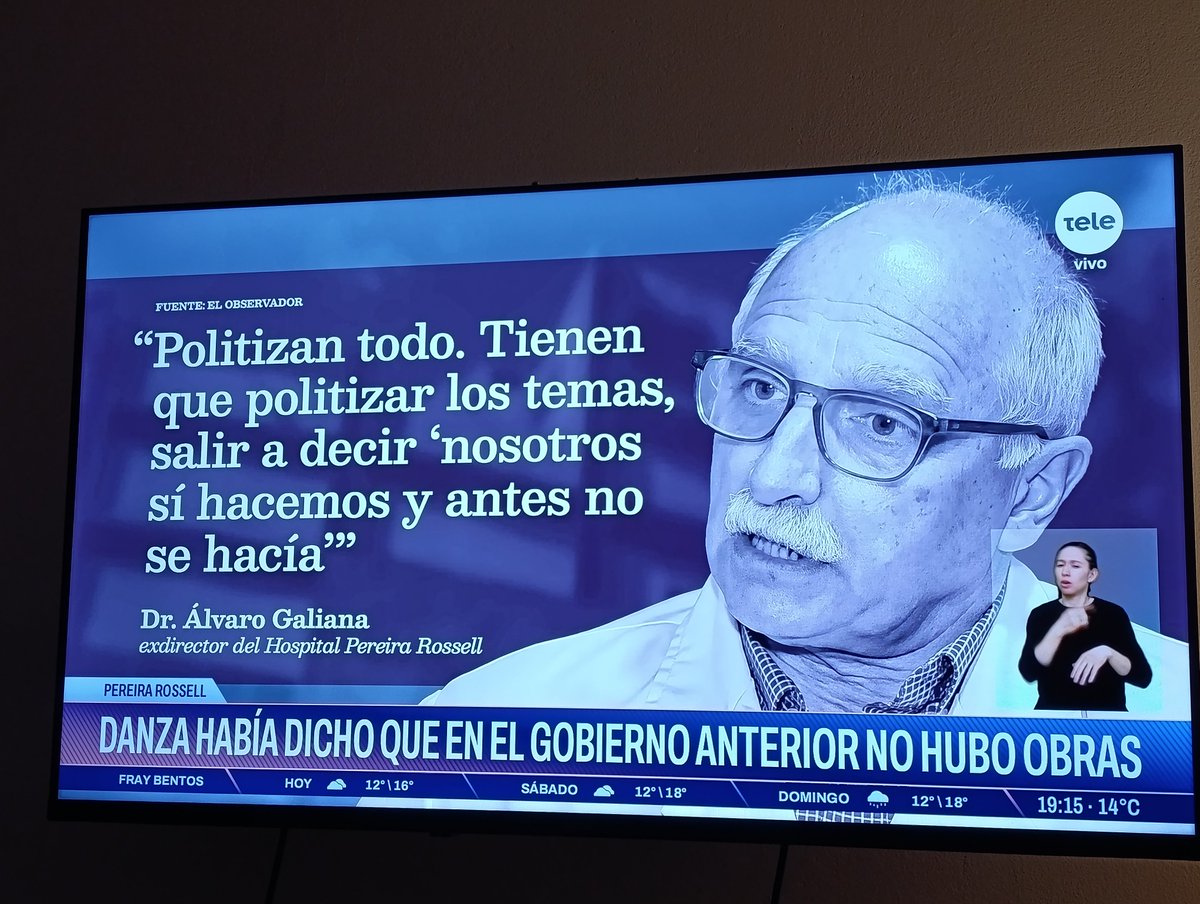 MaurAntunez's tweet photo. Ante la renuncia de varios médicos @DanzaAlvaro dijo que en el período anterior no se hicieron obras. Creyó que todo iba a quedar ahí pero Galiana salió a decir la verdad (que se hicieron obras) y a desenmascarar lo que hace la izquierda, que es politizar todo para sacar rédito. https://t.co/Lgm6ANlS0P