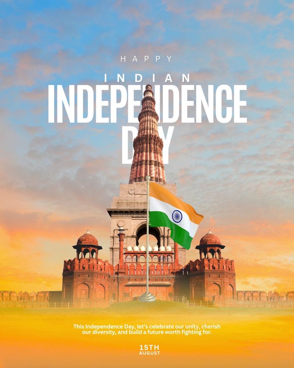 dstGujarat's tweet photo. Happy Independence Day 🇮🇳 https://t.co/x899dMp3DL