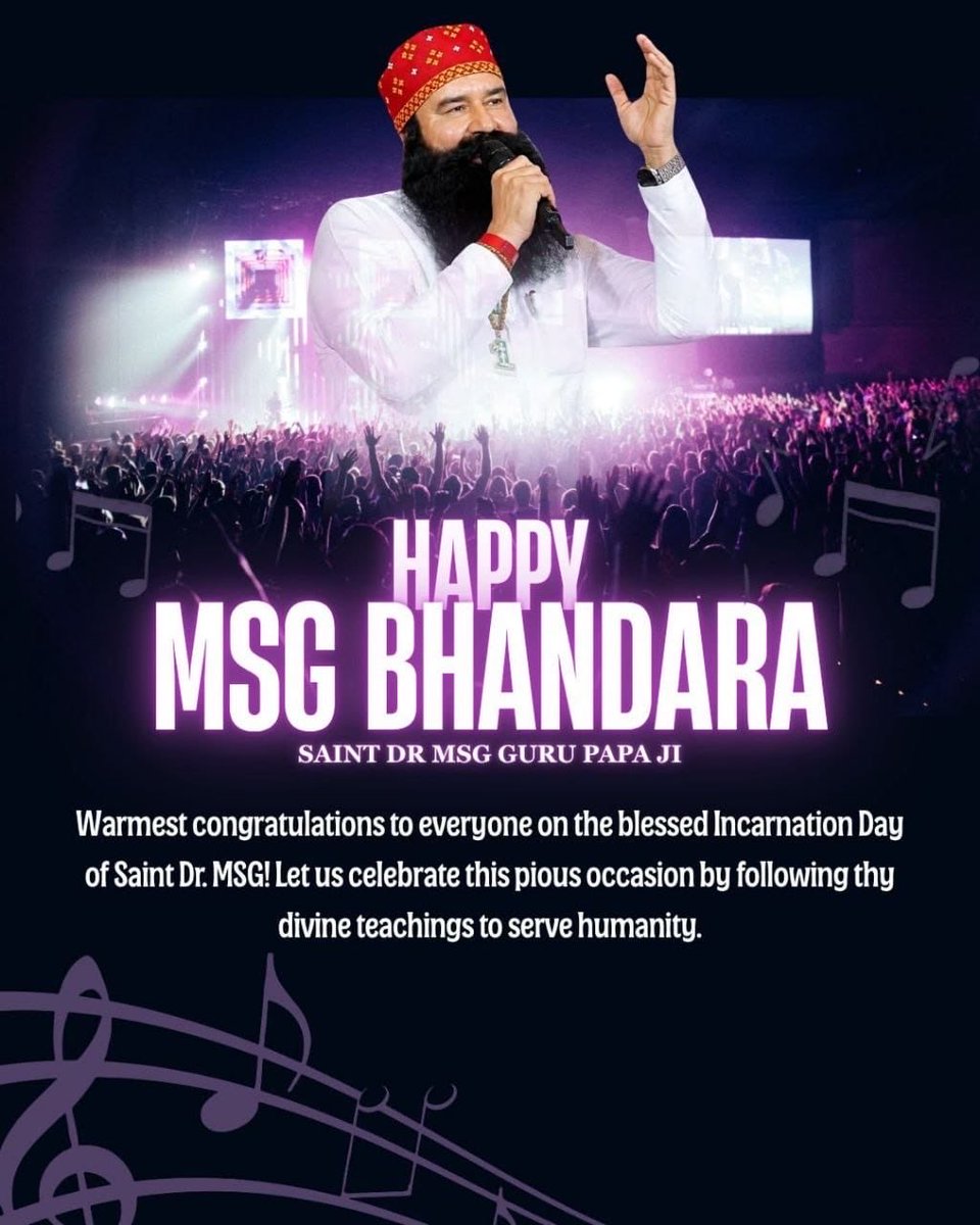 ranathecode's tweet photo. 🌟 A day of joy, devotion and heartfelt gratitude! 🙏
Celebrating #MSGBhandara 
with the inspiring message of Saint Gurmeet Ram Rahim Singh Ji—spreading love, kindness and selfless service.

#HappyBirthdaySaintMSG
#15August https://t.co/RuLngmNQ1A