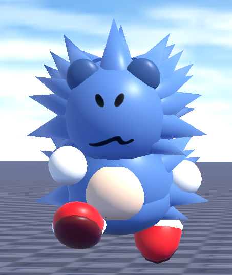 citriolcitrus's tweet photo. Sonic if he was retro gubby https://t.co/4qHsMPRGBH