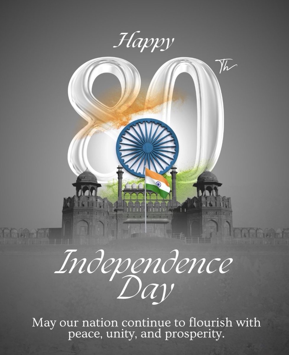 RK_DAUKIYA's tweet photo. 80 वे स्वतंत्रता दिवस की सभी देशवासियों को हार्दिक शुभकामनाएँ!
#Happy_Independence_Day 
#India https://t.co/cCQbymir9E