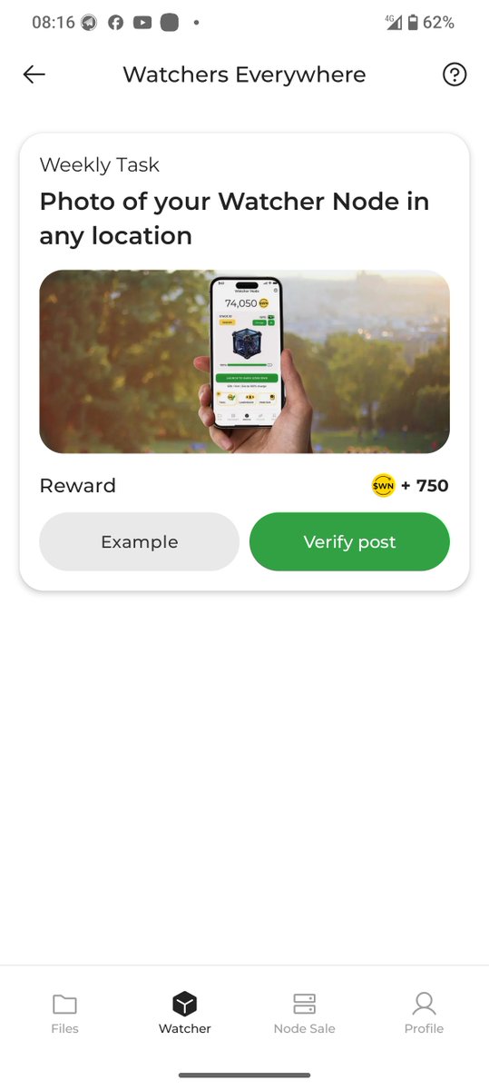 Jamshid9591's tweet photo. Store your files securely on a decentralized network and keep ownership of your data. You can also activate a Watcher Node on your phone and earn rewards for helping secure the network. https://t.co/kEv0KQfU6f
Referral code: 0x49ff4e22d42efd6df6de29fd5c32ad5df8d00067 https://t.co/f1zm5gTpzT