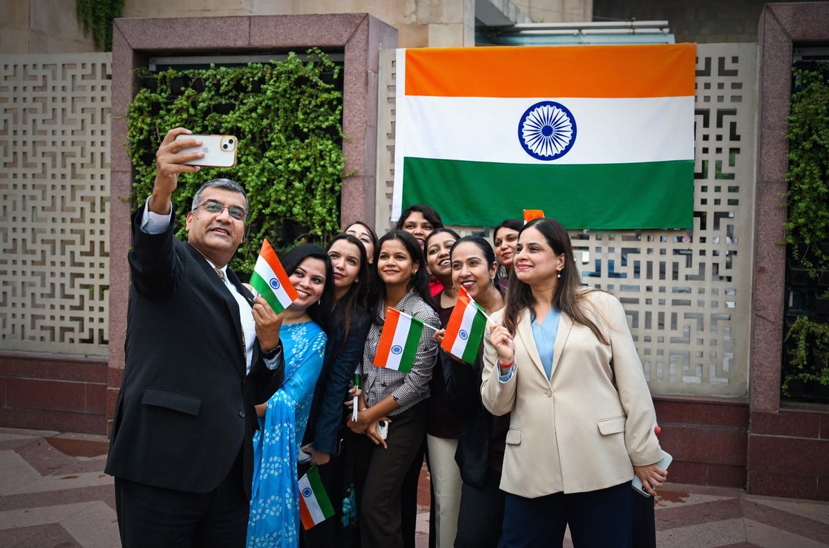 TheLalitGroup's tweet photo. A symbol of our courage, our unity and our hopes for tomorrow.

This Independence Day, we celebrate the spirit of Bharat — a nation shaped by diverse voices, shared dreams and countless individuals who contribute to its journey every day.

As part of #HarGharTiranga, we come together with pride and gratitude, carrying forward a simple belief: when we celebrate inclusion, empathy and unity, we build a stronger India.

One Tiranga. One spirit. One India. 🇮🇳

@ficci_india

#HarGharTiranga #HarGharTiranga2026 #TheLaLiT #HospitalityWithAHeart