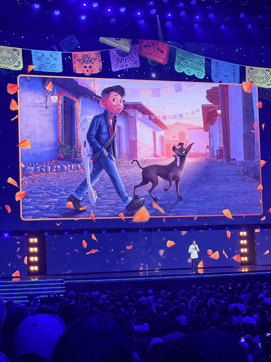 KTLA's tweet photo. First look at Miguel in “Coco 2” #d23 https://t.co/v0fsFqEWgi