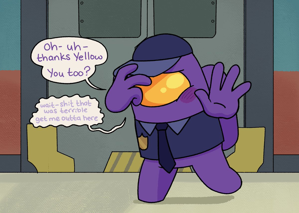 slopmungus's tweet photo. my loser purple propaganda #amongus #amongusshow https://t.co/YagfzkmwpS