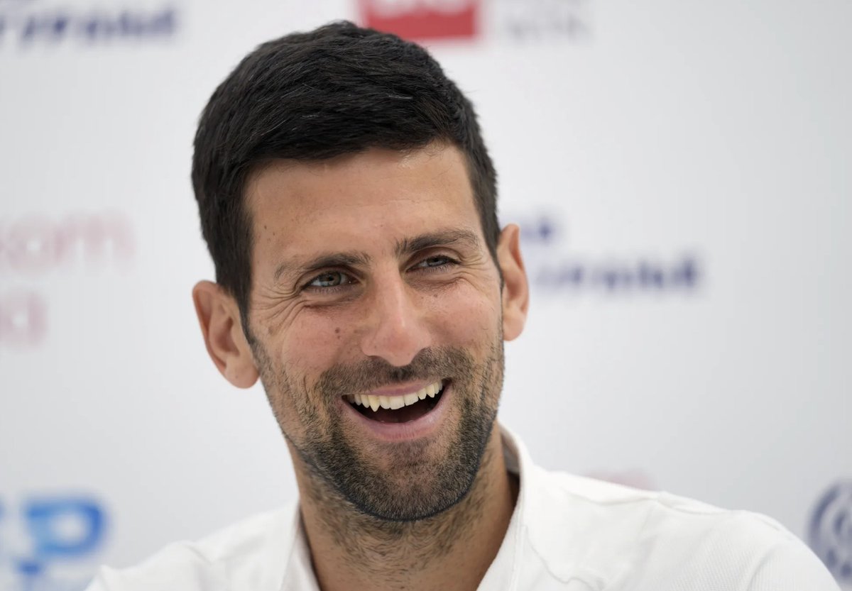 DjokovicFan_'s tweet photo. Smile because Novak Djokovic plays Cincinnati today. 🎾😀🥳 https://t.co/q86QDyNYcH