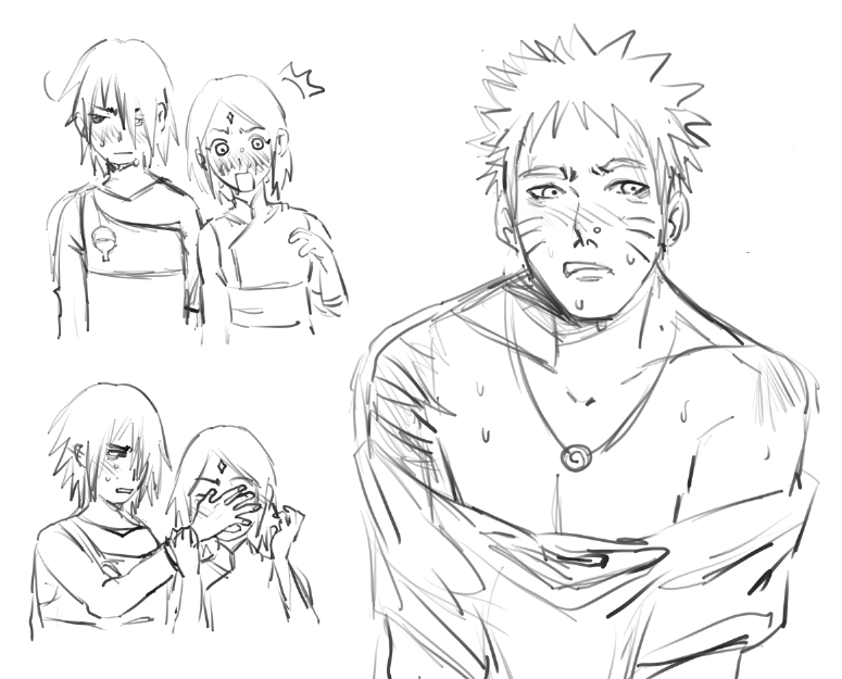 akeyagu's tweet photo. old naruto stuff that i never finished lol https://t.co/fNoCapd0tF