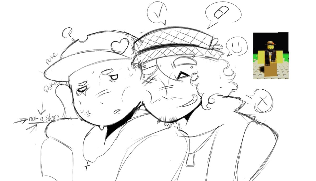 proborange's tweet photo. this isn't a ship I js wanted to draw them idm if this flops #tmirb #hwwhp https://t.co/yEtZd7W5wF