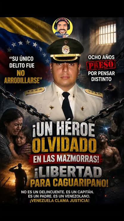 morenoM1512's tweet photo. ..ATENCION MARCO RUBIO ,TRUMP Y A QUIENES LE COMPETAN..ES IMPERATIVO QUE ESTE SEÑOR CAPITAN DE LOS EJERCITOS SALGA LIBRE HOYY..
..TAN PRONTO REGRESE LA LIBERTAD ESTE HOMBRE DEBE PONERSE AL MANDO DE UNAS FUERZAS ARMADAS VENEZOLANAS CONSTITUCIONALES Y
LIBRES DE NARCOS ..QUE SEA YAA https://t.co/0H6O8D4U8j