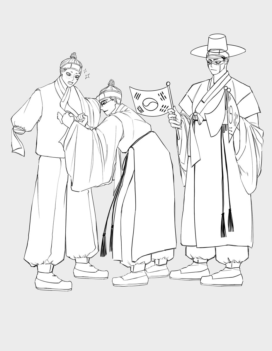 hluy0438's tweet photo. 광복 81주년 8월 15일🇰🇷
-
3인방이 사진찍는 모습까지 두장 그리려고했는데 손이 느린탓에 한장만….
#광복절 #포그랜드 #fogland #일팔이 #단테 #하이른 https://t.co/yYhc3KlvID