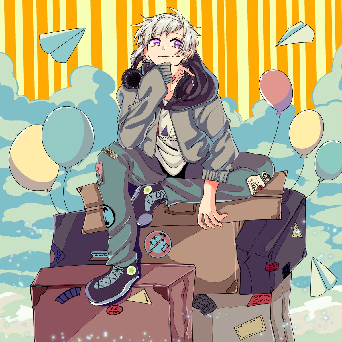 hnway4e's tweet photo. #文豪ストレイドッグス #文スト #太敦 #bsd #dazatsu #dazushi 
🎈🎈🎈 https://t.co/Xj5VtVdDbi