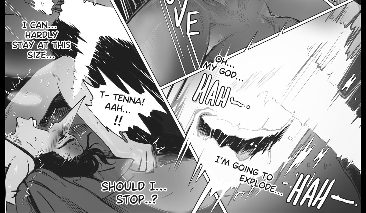 AMBIV0's tweet photo. A preview of Tenna getting pussy-drunk… nay, pussy-wasted. Pages 23+24 of [Ready to Tango] are out. https://t.co/fZe1qlBgDx
