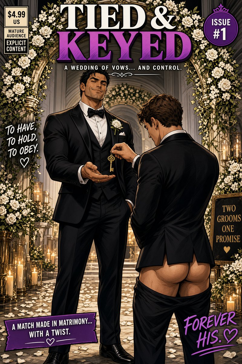 BetaBodega's tweet photo. 💍 HERE CUMS THE BRIDE — OR NOT?

Kyle’s waiting at the altar. The key is his. The vow is yours.

💍 3 days — Newlywed
💍 7 days — Devoted
💍 14+ days — Forever his
Pick your vow. Lock up. And no getting cold feet halfway down the aisle.
When your time is served, return to this thread and let your husband see how MUCH you love him in the comments. 🔒💍♥️💦

So, BridalBoi…

How long do you vow? ↓
#chastity #humiliation #BetaBodega #teamlocked #malechastity #lockedcock #gaychastity #caged #chudai #SPH #gay #ruinedorgasm #gaycum