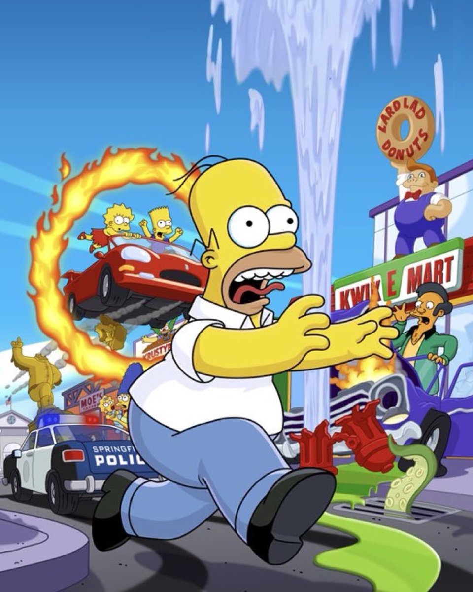 Kulturlesite_'s tweet photo. 🚨🎮 ALERTE 

MATT GROENING tease le retour du jeu « THE SIMPSONS HIT &amp; RUN » !! 

« Je pense que le jeu original va revenir, d’une certaine manière » 🤯 https://t.co/ED0fab1bfT