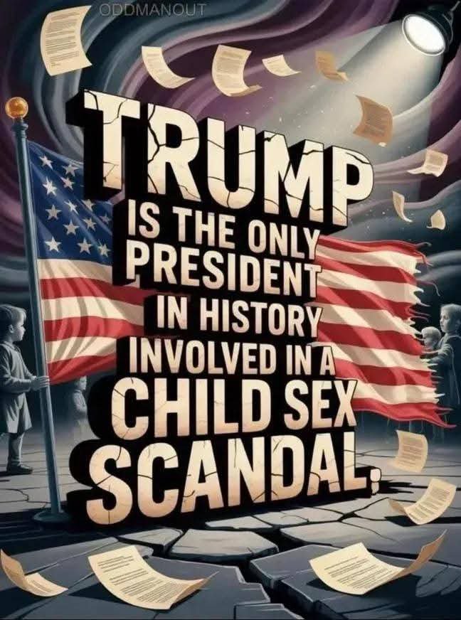 angiegibson2's tweet photo. Maga It Wasn't Biden And Obama It Is Your Cult Leader Pedophile Trump https://t.co/UEP57iQXyg
