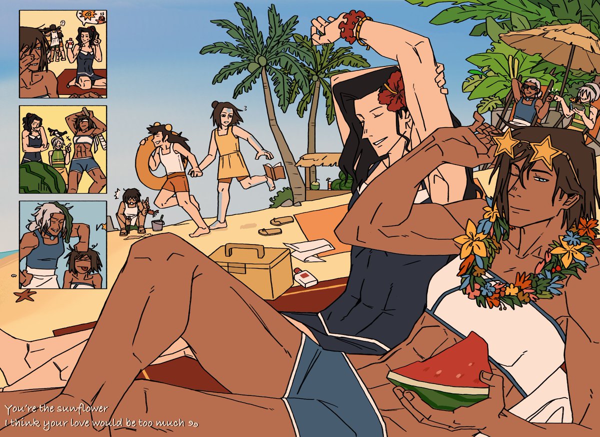 Siwan1270466's tweet photo. #korrasami 
beach war https://t.co/yA86by1wpM