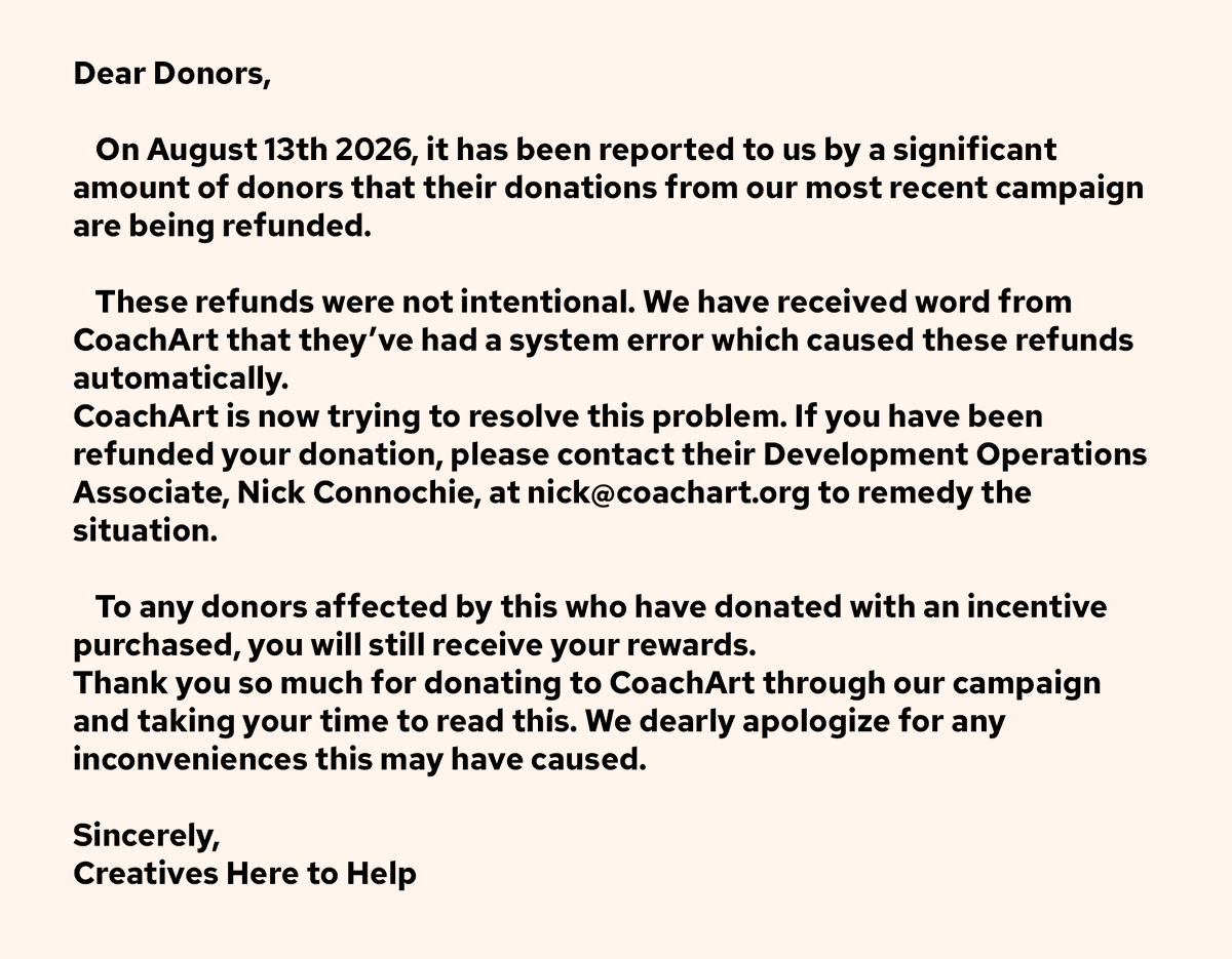 Comicfight24hr's tweet photo. Hi Folks! A quick message regarding some donations after our charity stream!! https://t.co/hFmnVTHc55