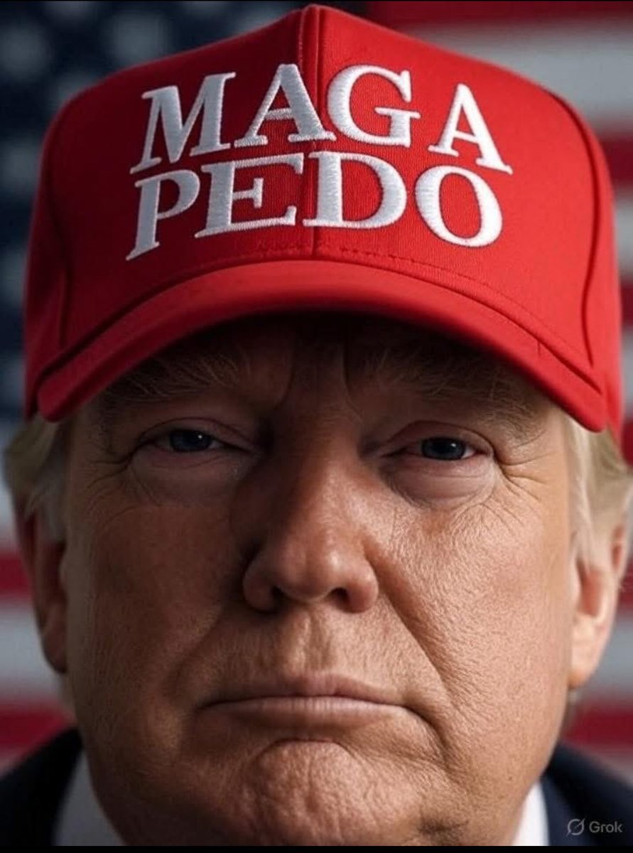 PresidentChomo's tweet photo. @MamaBearP1 A MAGA PEDO hat https://t.co/gJVFQFJgY7