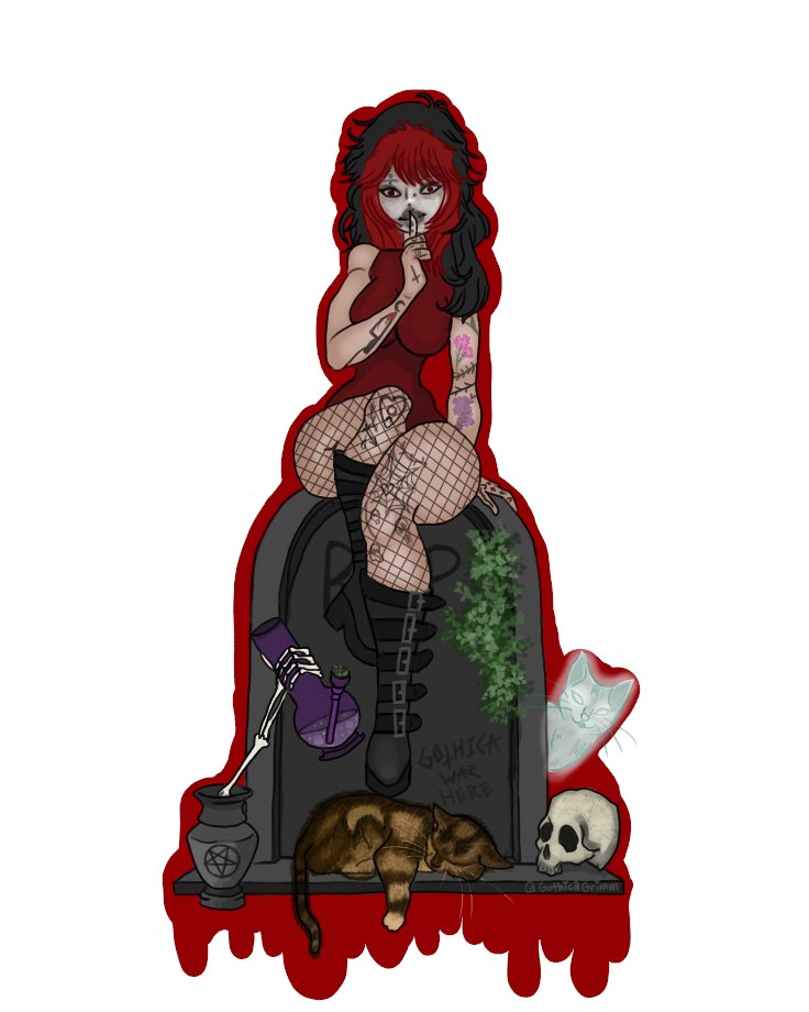 GothicaGrimm's tweet photo. Gothica is live on twitch!
https://t.co/4a1wYthAAI
🔞🩸GOTH MUMMY WIGGLES + MORE DOODLIN - NEW PNG MODEL | ≽^•⩊•^≼ CAM | ✧⚰️✩ ❤︎ 🫀🦇💀🖤
#art #vtuber #pngtuber #vrchat #catcam #kittycam #envtuber #liveontwitch #partnerpush #twitch #gothgirl #gothvtuber #vampirevtuber https://t.co/T25N7FfMGF