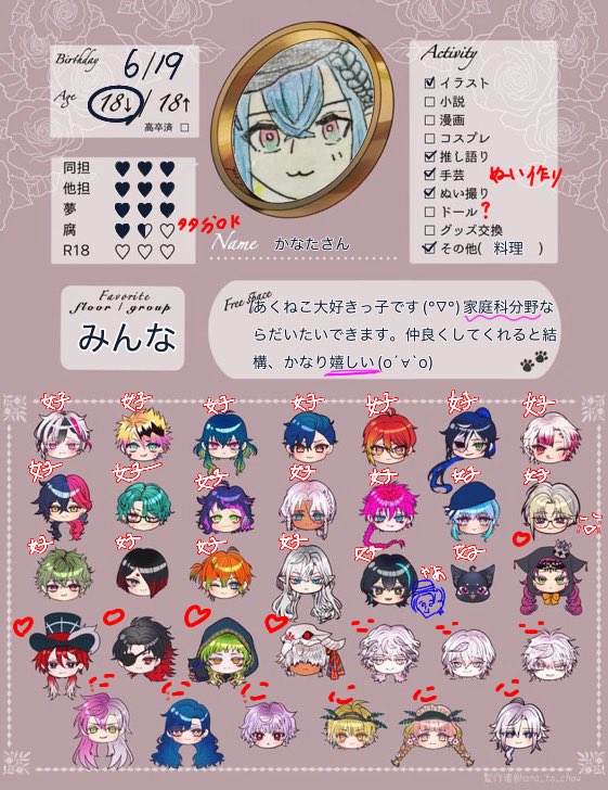 hamsaorin's tweet photo. いまだに推しを決めかねてる箱推し主です！
最近はぬいぐるみ作りや絵を中心に活動しています(°▽°)/
ぬいと戯れてるの大好き💕😘

全反応巡回！気になった方にリプを送りつけます！

#あくねこ好きさんと繋がりたい 
#あくねこ絵描きさんと繋がりたい https://t.co/nJC0LfjpG8