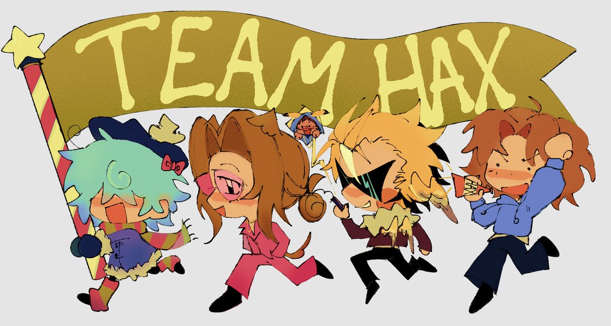 jellitchi's tweet photo. TEAM HAX !!! https://t.co/A2ocIFXnLS