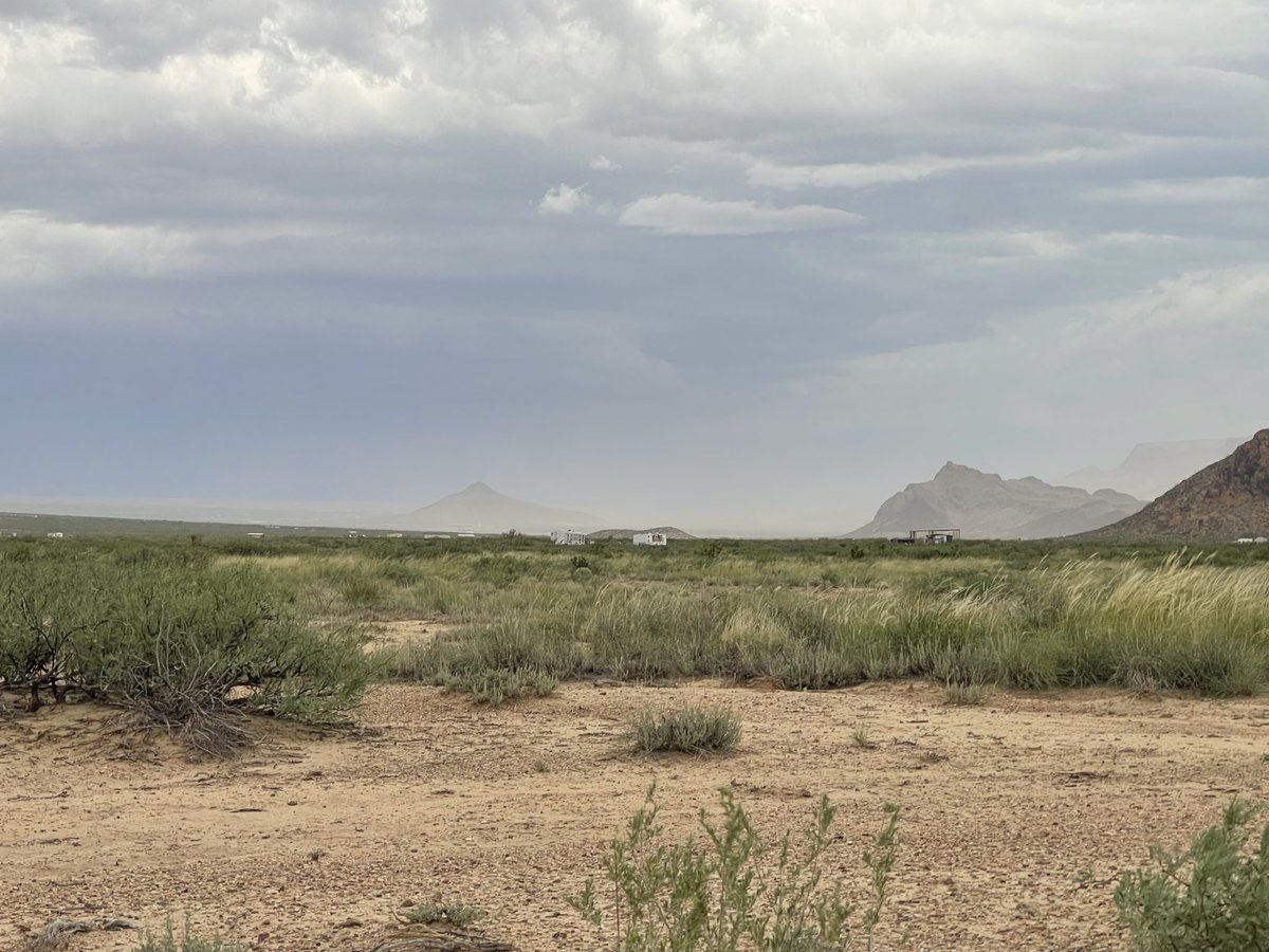 brad_dwight's tweet photo. Dust storm developing along FM118 North of Terlingua Ranch #txwx #mafwx @NWSMidland https://t.co/7PYwcXIwrB
