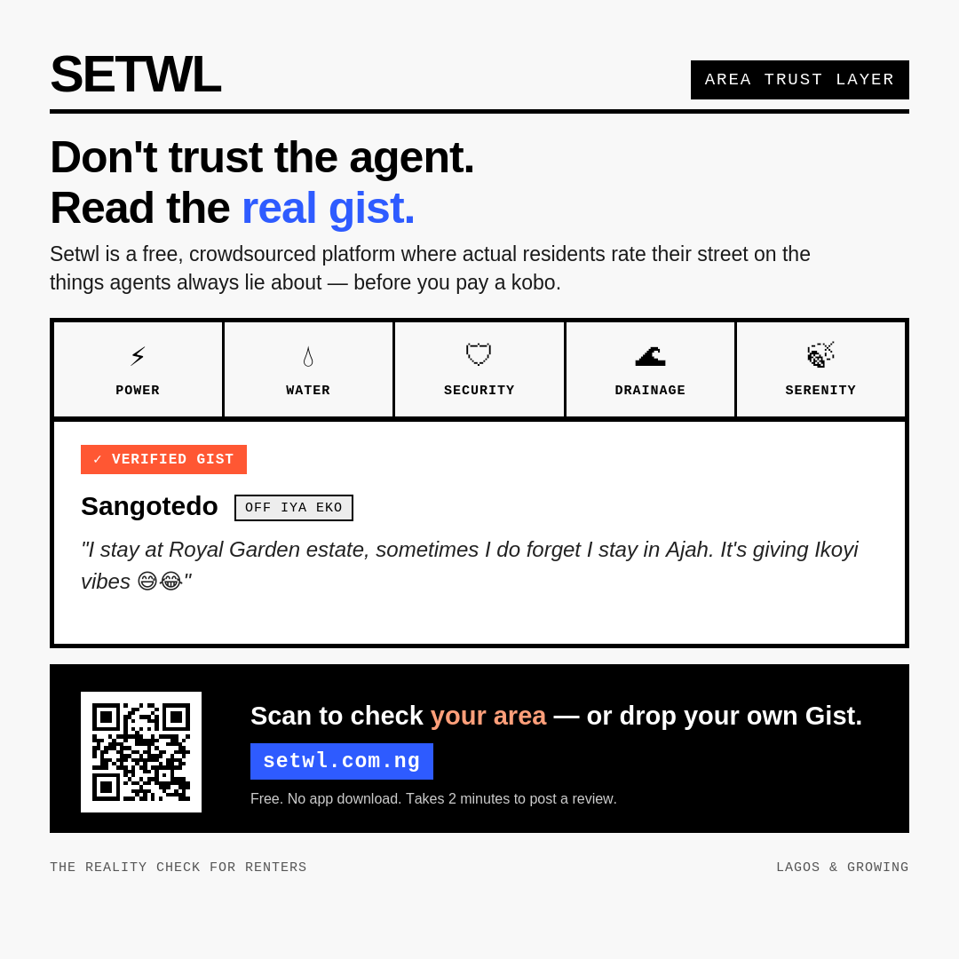 getsetwl's tweet photo. Before you pay agency fee — check what actual residents are saying about the area first. 👀

Try Setwl today! https://t.co/zmycD8HKIK