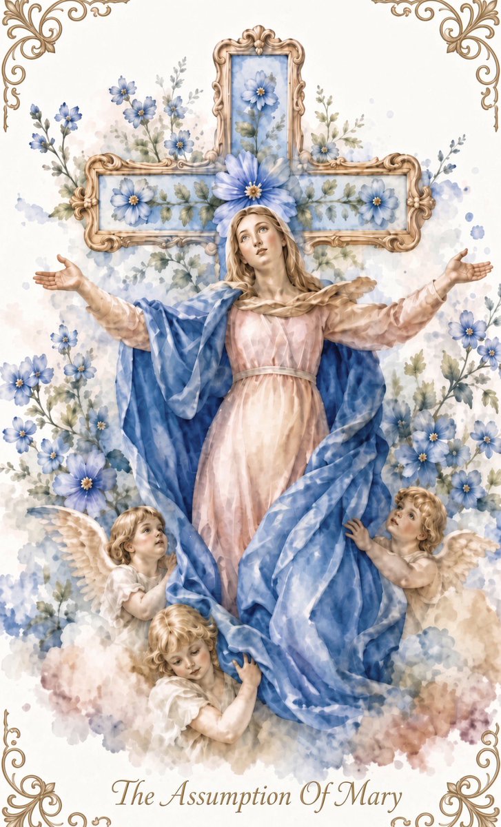 GrainneMcD92925's tweet photo. Blessed Feast 15 Aug of The Assumption of The Blessed Virgin Mary

TAKEN BODY AND SOUL INTO HEAVENLY GLORY 🕊️ https://t.co/SdX5vBZVbM
