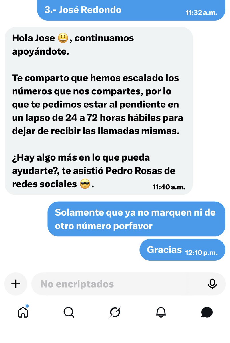 Joseredondo291's tweet photo. @Telcel Las quejas están desde el 2024…. Y siguen jodiendo. https://t.co/b8CRbXyyxL