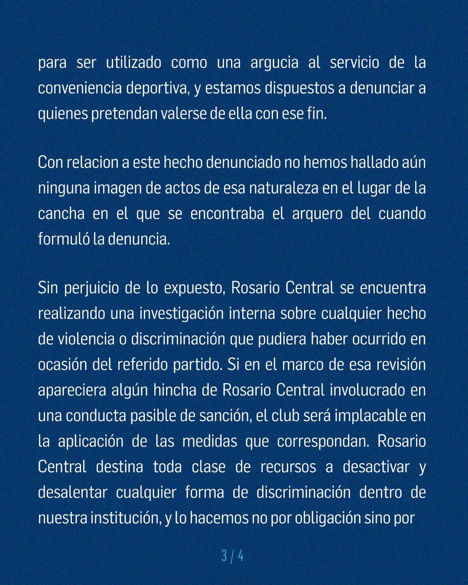 okdobleamarilla's tweet photo. 🚨 #ALERTA | ROSARIO CENTRAL DENUNCIARÁ ACTOS DISCRIMINATORIOS DE HINCHAS DE CORINTHIANS Y PIDE PRUEBAS DE LOS ACTOS RACISTAS

📌El club detalla que se registraron hechos que resultan "racistas, discriminatorios y provocadores" de la parcialidad visitante como la exhibición de billetes y de una camiseta española

📌Además, le solicitará a CONMEBOL que investigue y le pida al árbitro "las pruebas que respalden, de forma irrefutable, los supuestos insultos y actos racistas que el arquero de Corinthians denunció"