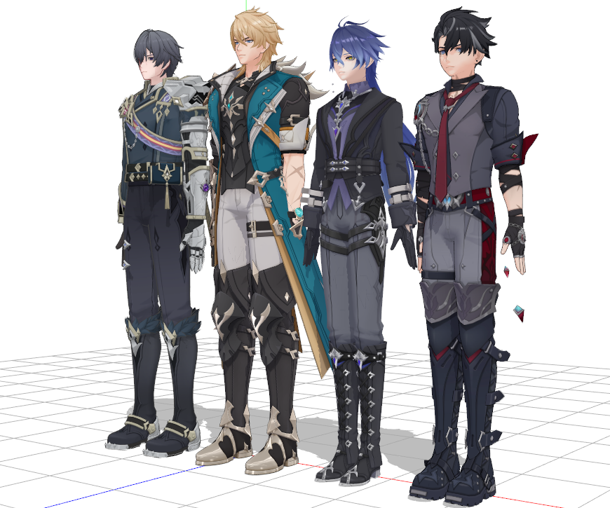 pairedblessings's tweet photo. I was out here looking at Valeriy's model since I got it downloaded, and then had a thought. Gnsn certainly has come a way with the tall male model. Different shape, height, even a new tall/slim model (Flins). https://t.co/7AolgRthbg
