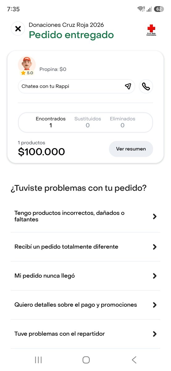 machasoftware's tweet photo. Donación realizada para las víctimas del terromoto, de la mano de Dios y ayudando con un granito de arena en este difícil momento a mis compatriotas de las areas afectadas. Espero que la @cruzrojacol de buen uso de todas las ayudas que han recibido vía Rappi. https://t.co/BEdVT593ex