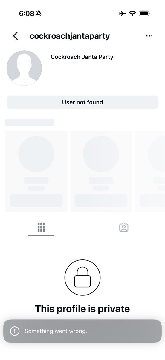 abhijeet_dipke's tweet photo. They took down the official Instagram handle of Cockroach Janta Party. 

Bloody cowards! https://t.co/q5lNBwOlRf