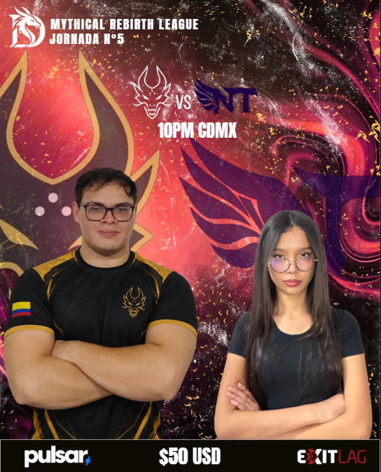 DrakoEsPV's tweet photo. 💛MYTHICAL REVERSE LEAGUE💛

Y para cerrar con broche de oro, un encuentro brutal entre dos equipos que vienen dando partidos muy cerrados, vienen a mostrar como vienen jugando y dar la ultima milla para cerrar fuerte esta fase de liga.

@DrakoEsPV masculino con ganas de revancha, terminar con otra victoria y demostrar que no daran brazo a torcer a pesar de todo. Demostrando dominancia.

@Nightwings_NT que viene con hambre de una victoria mas, con su estilo unico y potente, siendo una fuerza mayor en materia de orden y FPW. Buscan llegar a lo mas alto de la tabla.

Y lo tendremos el dia de hoy a las 10PM CDMX en el canal de Twitch, no se lo pierdan!  https://t.co/ZLkolpk0tf